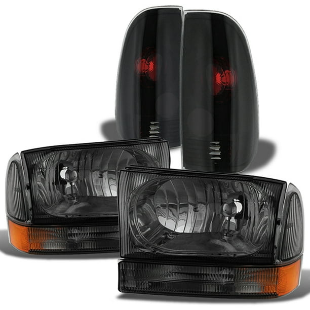 Details about   For 99-07 Ford F250-550 Super Duty LED Smoked Tail Brake Light Lamps Replacement